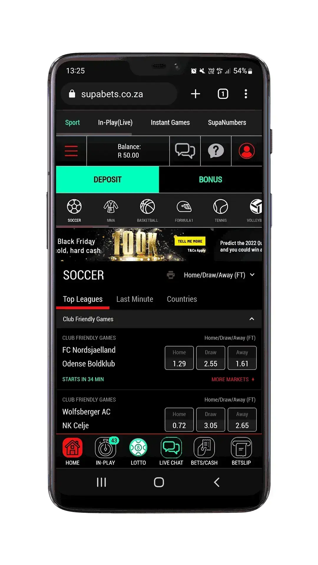 Supabets Screenshot 1